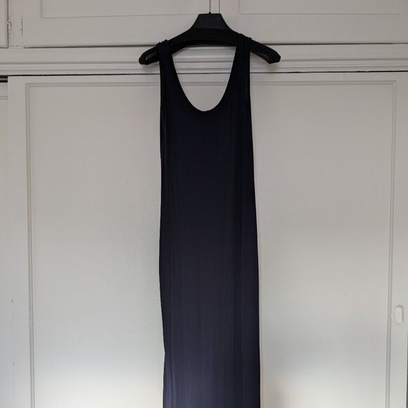 Boohoo maxi dress, petite scoop neck - Navy, size 4 - Picture 2 of 3
